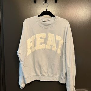 Weekday Blue and White Crew Neck Sweaters